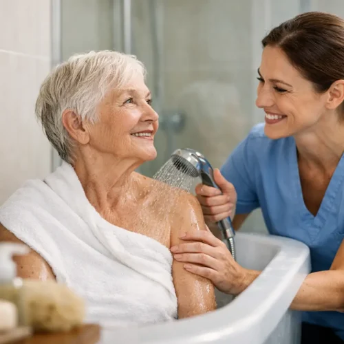 Can Caregivers Help Bathing Safely at Home?